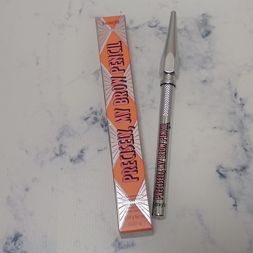 Benefit Cosmetics Precisely My Brow Pencil 3 Warm Light Brown Mini Size .001 Oz